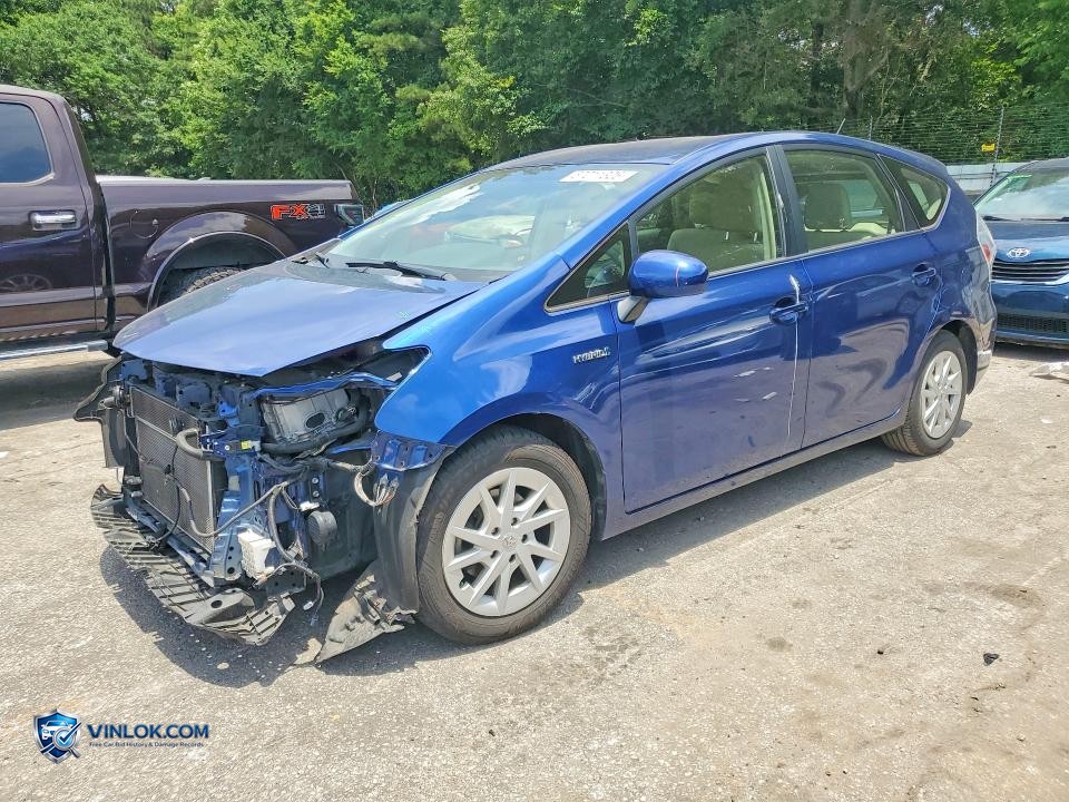 2013 TOYOTA PRIUS V THREE – Lot 57011326 auction photo