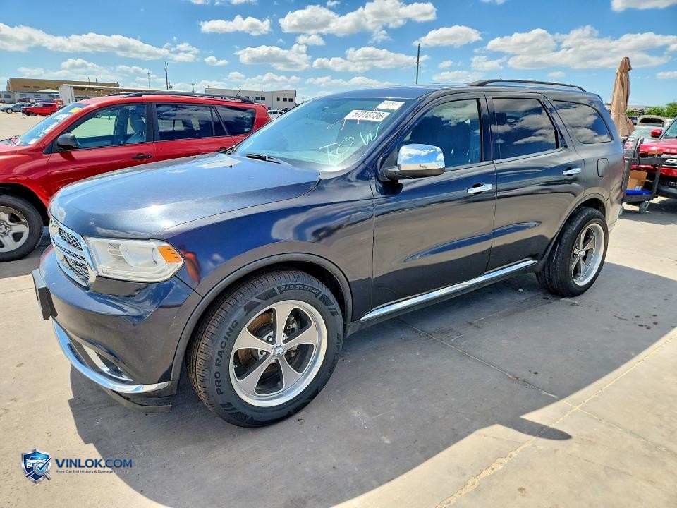 2015 DODGE DURANGO SXT – Lot 57018736 auction photo
