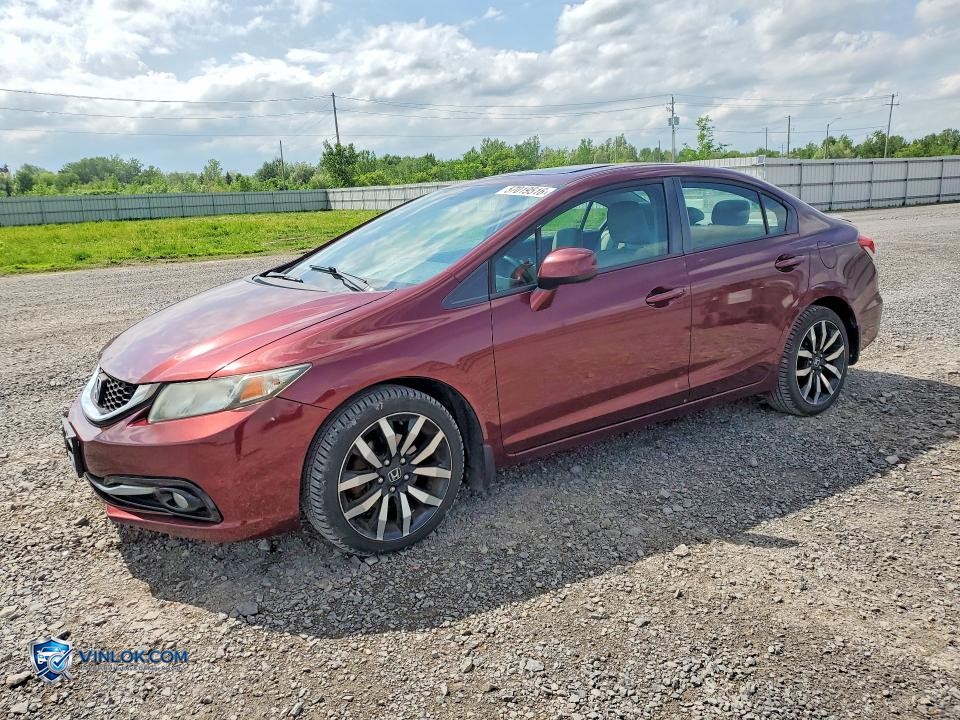 2013 HONDA CIVIC TOURING – Lot 57019516 auction photo