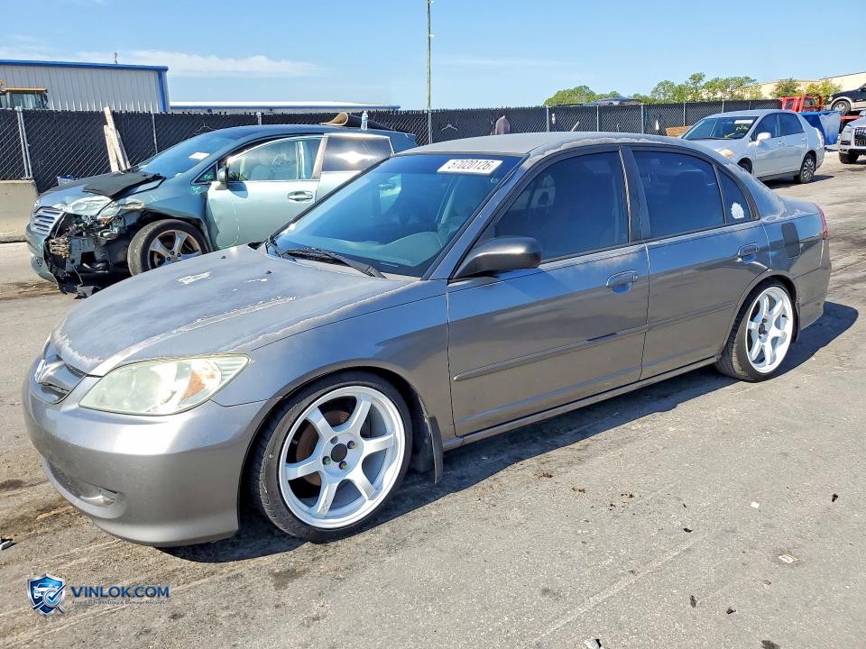 2005 HONDA CIVIC LX – Lot 57020126 auction photo