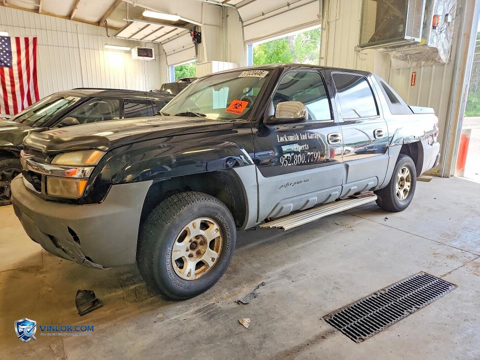 2002 CHEVROLET AVALANCHE K1500 – Lot 57020446 auction photo