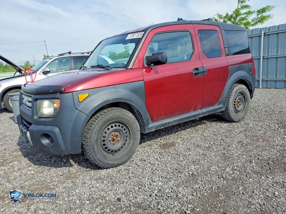 2008 HONDA ELEMENT LX – Lot 57027526 auction photo