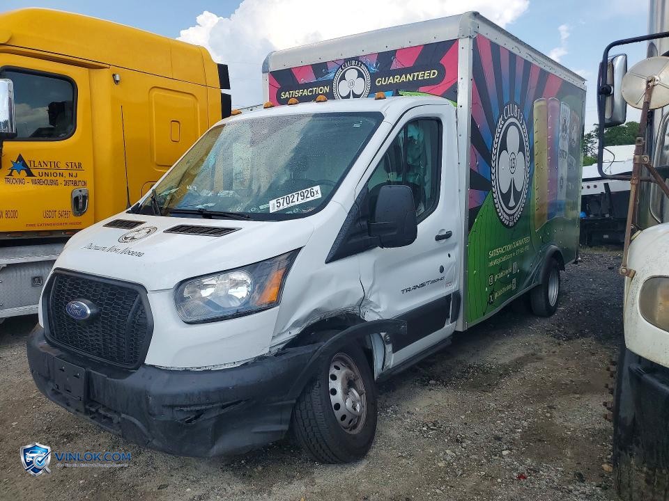 2022 FORD TRANSIT BOX TRUCK – Lot 57027926 auction photo