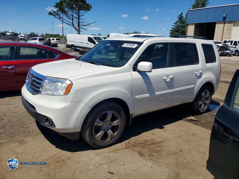 2013 HONDA PILOT EXL – Lot 57029396 auction photo