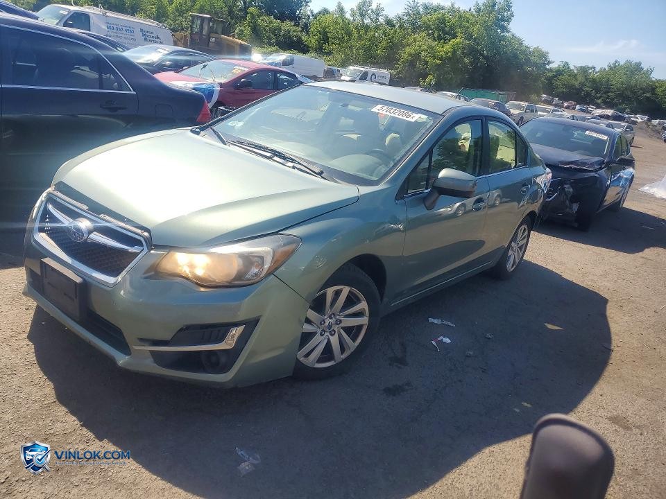 2016 SUBARU IMPREZA PREMIUM – Lot 57032086 auction photo