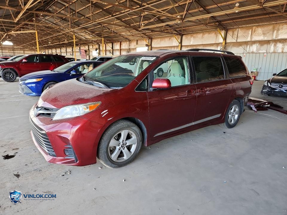2019 TOYOTA SIENNA LE – Lot 57033126 auction photo