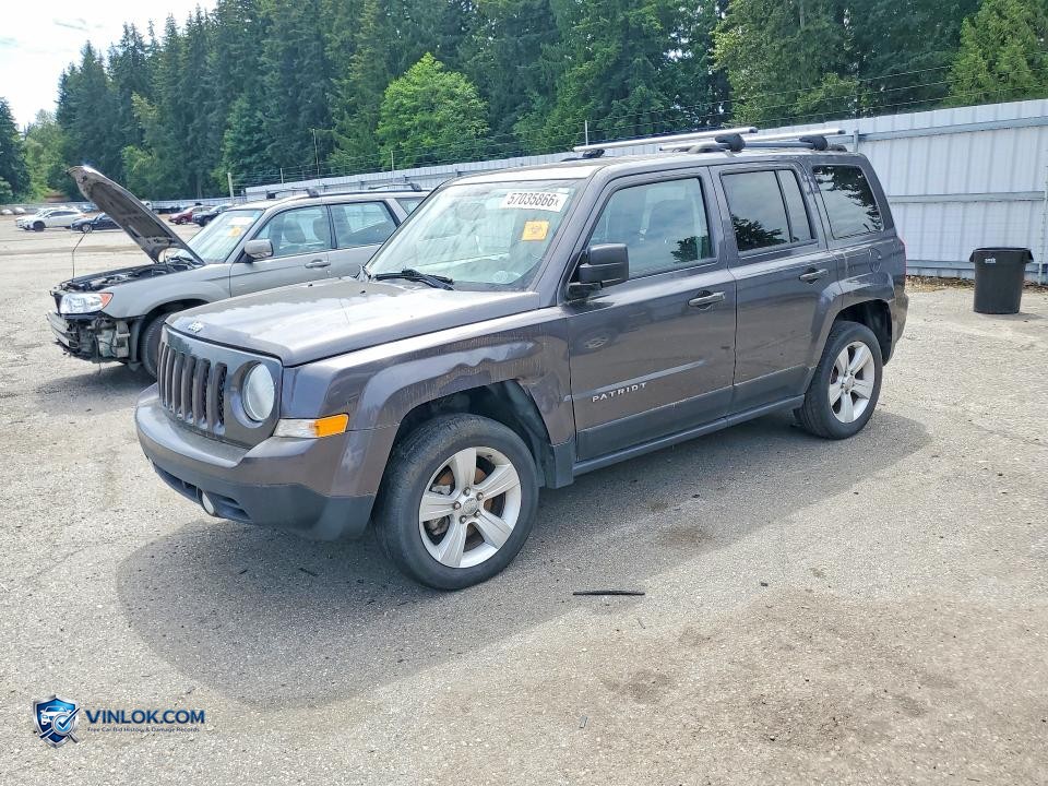 2016 JEEP PATRIOT LATITUDE – Lot 57035866 auction photo