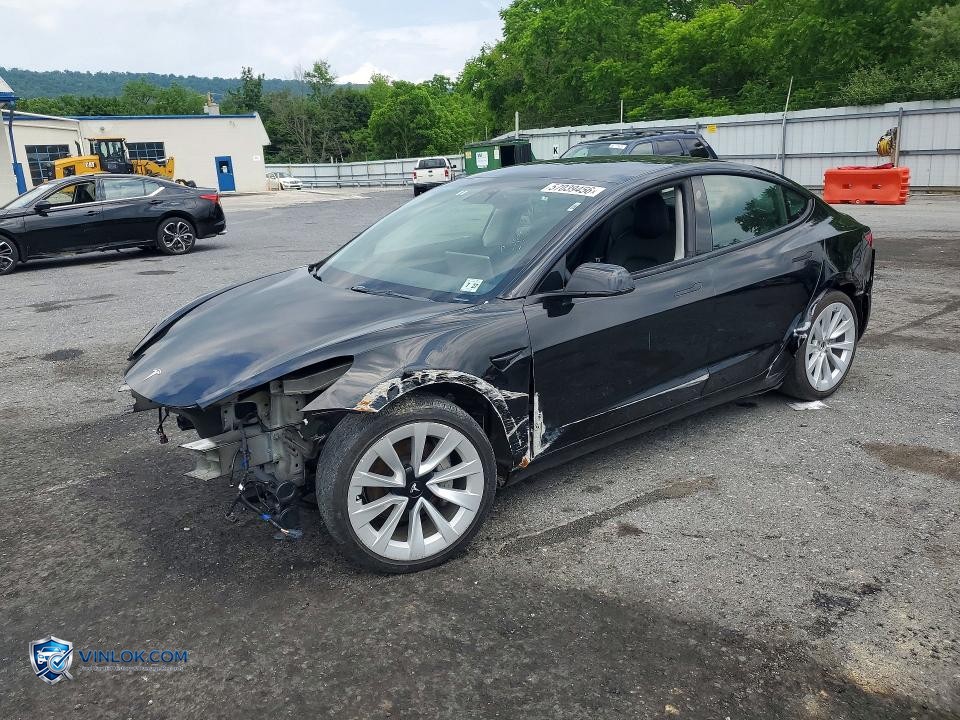2022 TESLA MODEL 3 – Lot 57039456 auction photo