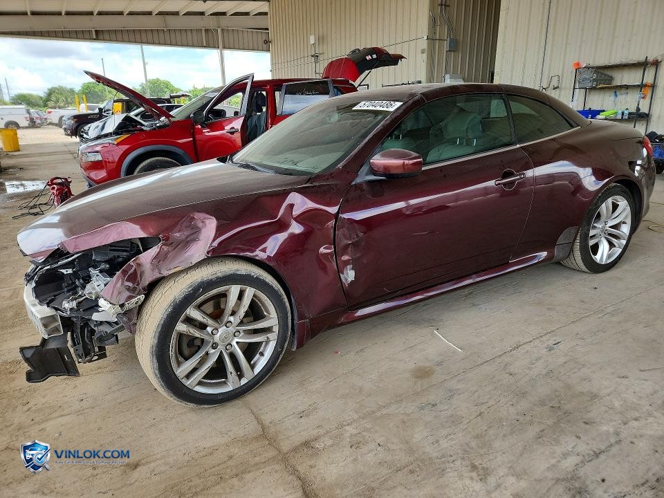 2010 INFINITI G37 CONVERTIBLE BASE – Lot 57040486 auction photo