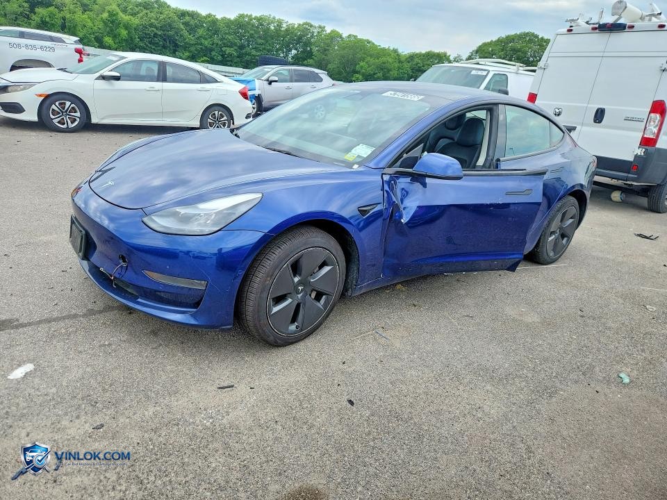 2022 TESLA MODEL 3 – Lot 57041566 auction photo