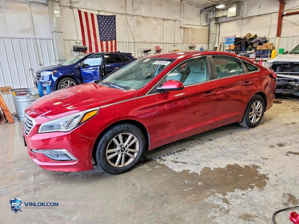 2015 HYUNDAI SONATA SE – Lot 57045436 auction photo