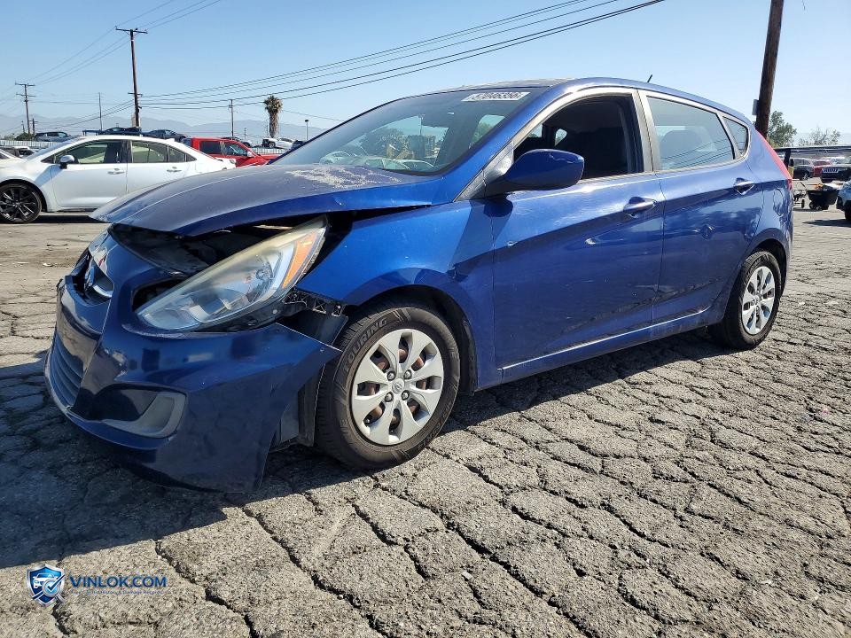 2016 HYUN ACCENT – Lot 57046356 auction photo