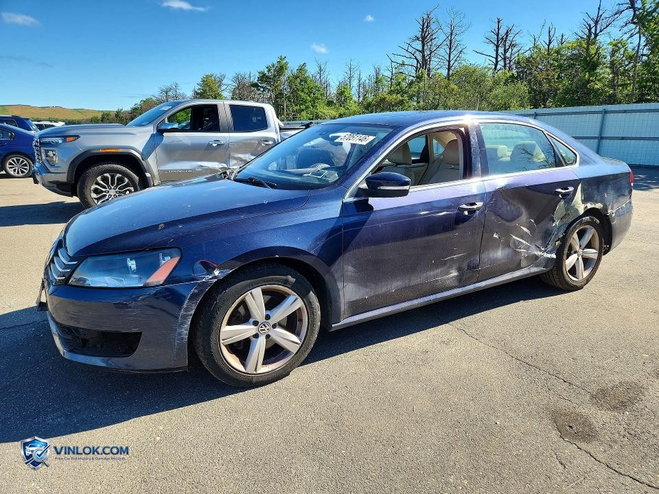 2013 VOLKSWAGEN PASSAT SE – Lot 57051146 auction photo