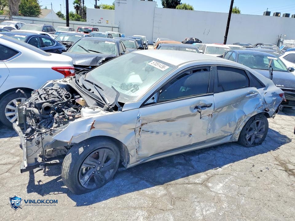 2021 HYUNDAI ELANTRA SEL – Lot 57051436 auction photo