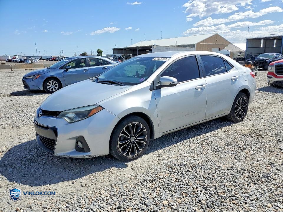 2015 TOYOTA COROLLA S PLUS – Lot 57060166 auction photo