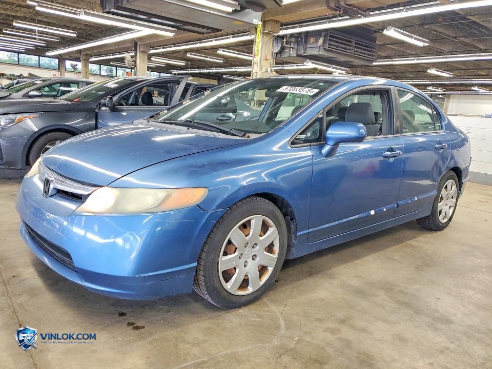 2006 HONDA CIVIC LX – Lot 57063576 auction photo