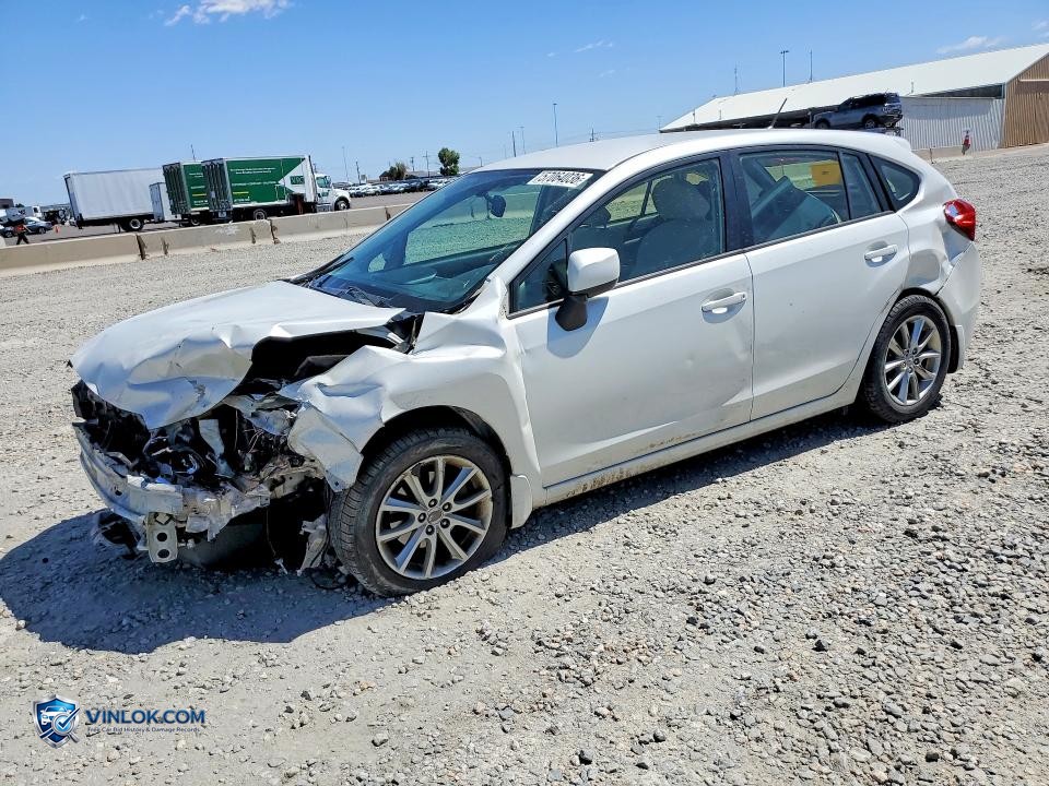 2013 SUBARU IMPREZA PREMIUM – Lot 57064036 auction photo