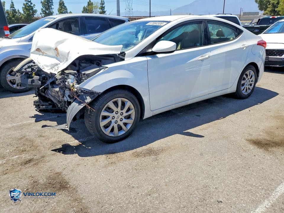 2011 HYUNDAI ELANTRA GLS – Lot 57064506 auction photo