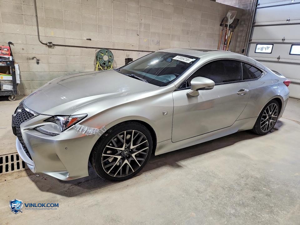 2016 LEXUS RC 200T – Lot 57069256 auction photo