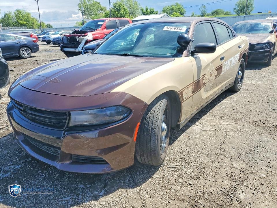 2016 DODGE CHARGER POLICE – Lot 57076356 auction photo