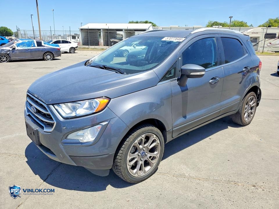2018 FORD ECOSPORT TITANIUM – Lot 57077646 auction photo