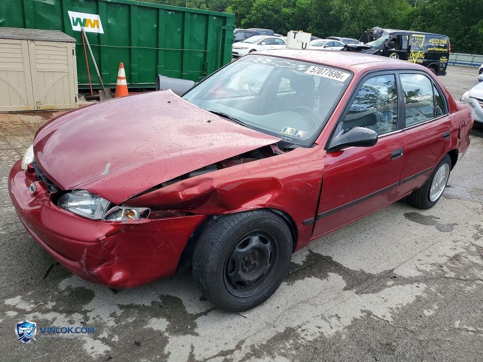 2001 CHEVROLET GEO PRIZM BASE – Lot 57077696 auction photo