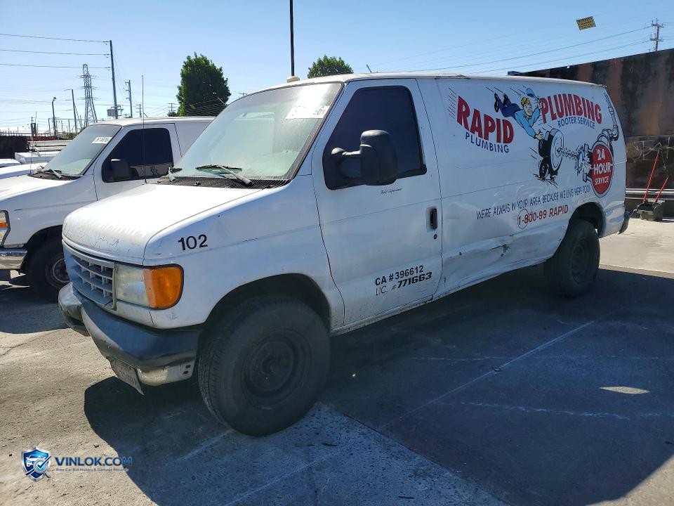 2007 FORD ECONOLINE E350 SUPER DUTY VAN – Lot 57078996 auction photo