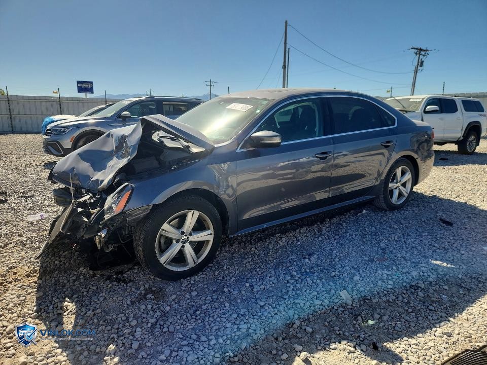 2013 VOLKSWAGEN PASSAT SE – Lot 57079036 auction photo