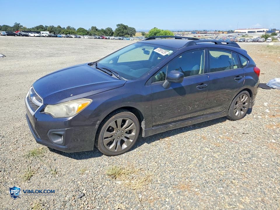 2012 SUBARU IMPREZA SPORT PREMIUM – Lot 57081426 auction photo