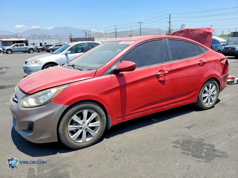2012 HYUNDAI ACCENT GLS – Lot 57082016 auction photo