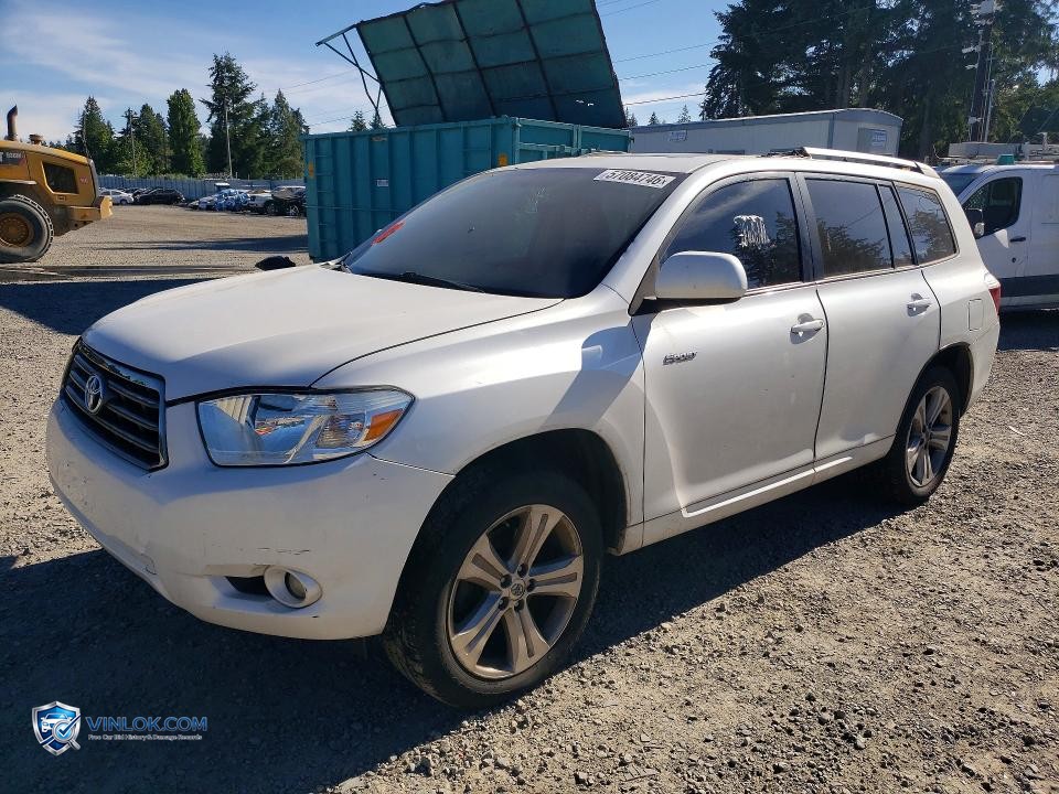 2010 TOYOTA HIGHLANDER SPORT – Lot 57084746 auction photo