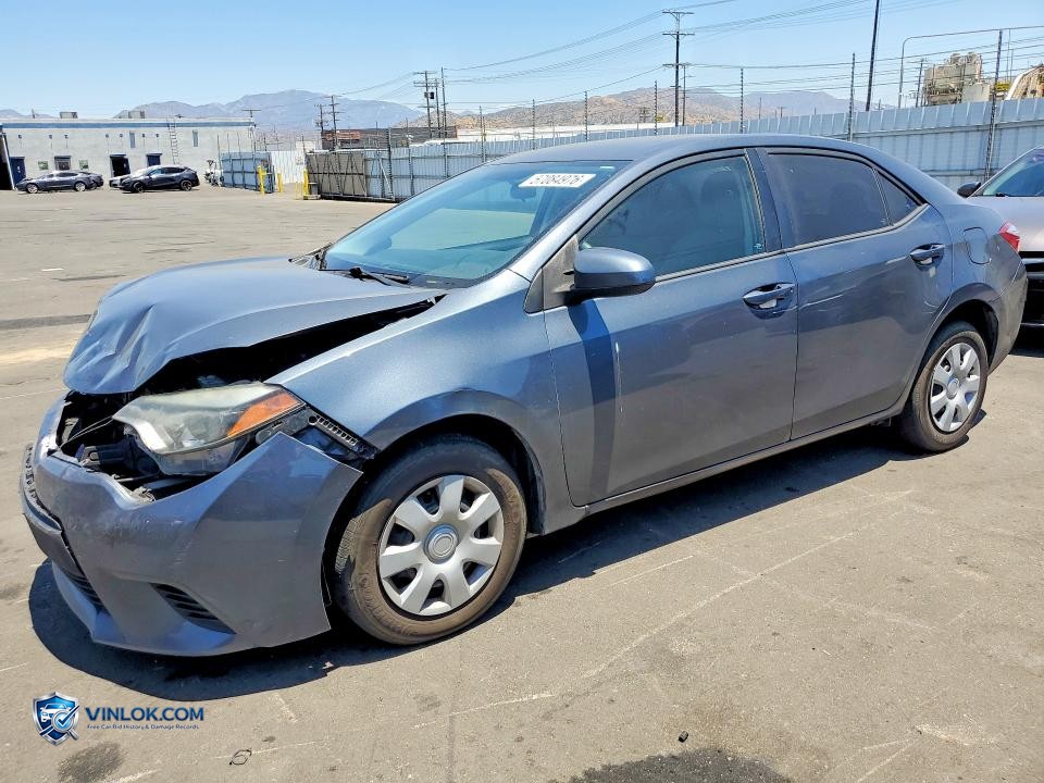 2016 TOYOTA COROLLA L – Lot 57084976 auction photo