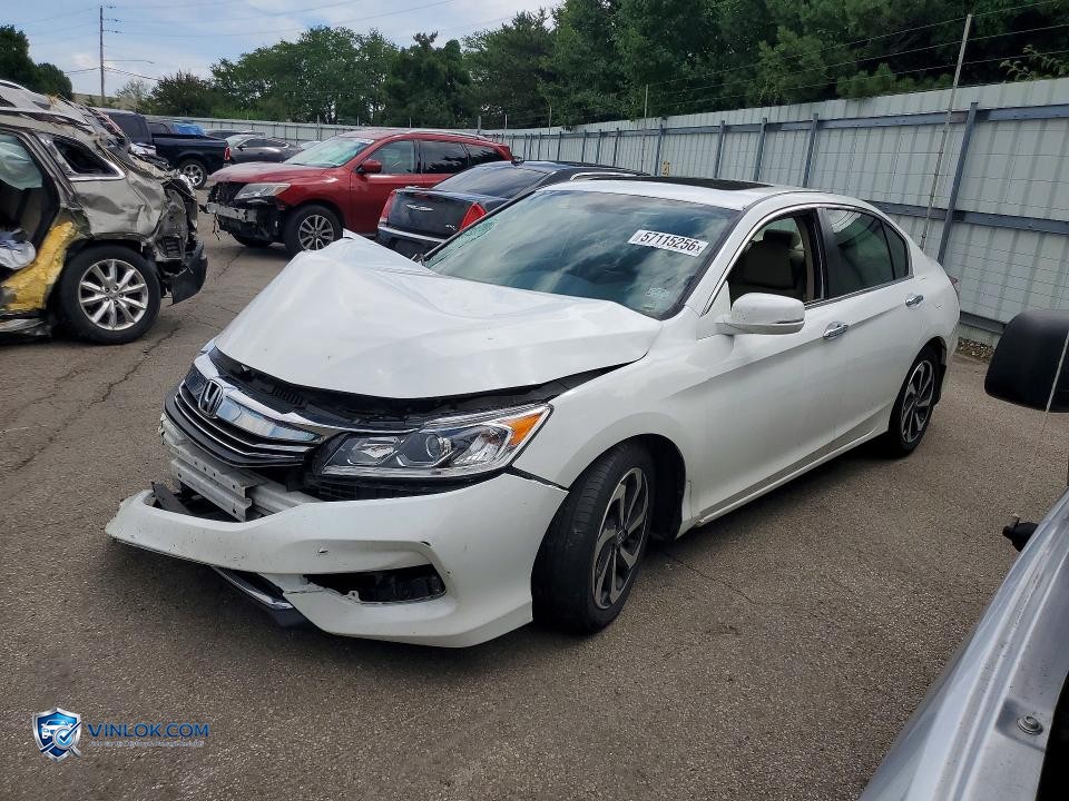 2016 HONDA ACCORD EXL – Lot 57115256 auction photo