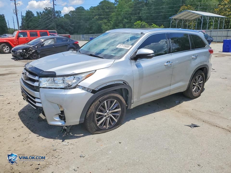 2018 TOYOTA HIGHLANDER XLE – Lot 57115686 auction photo