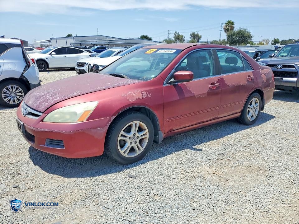 2006 HONDA ACCORD SE – Lot 57125036 auction photo
