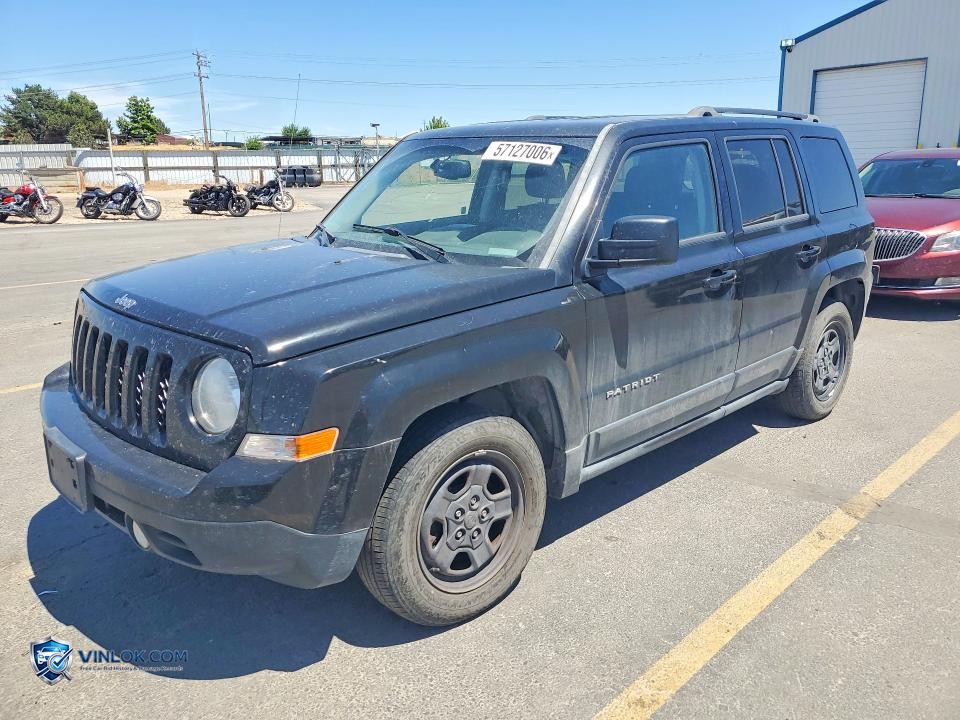 2016 JEEP PATRIOT SPORT – Lot 57127006 auction photo