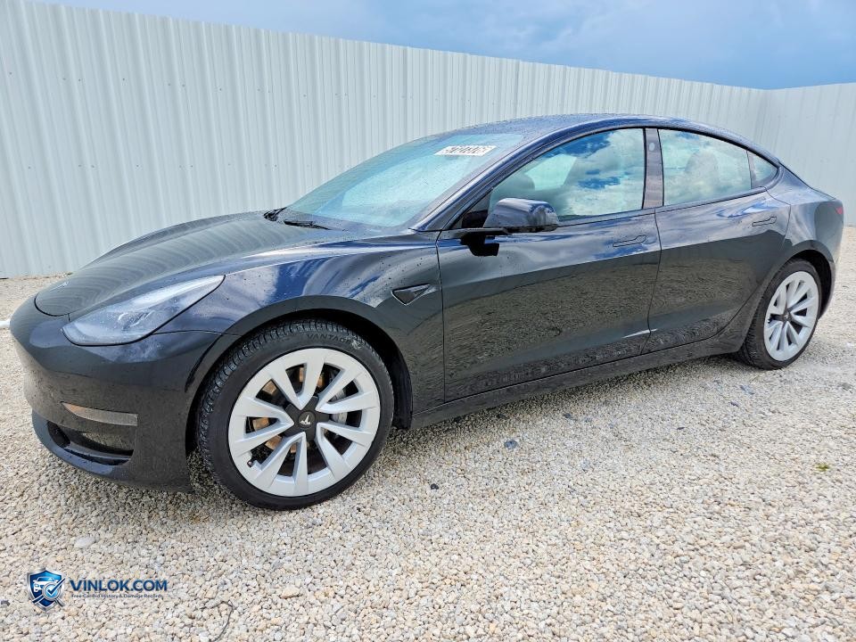 2022 TESLA MODEL 3 – Lot 57127376 auction photo