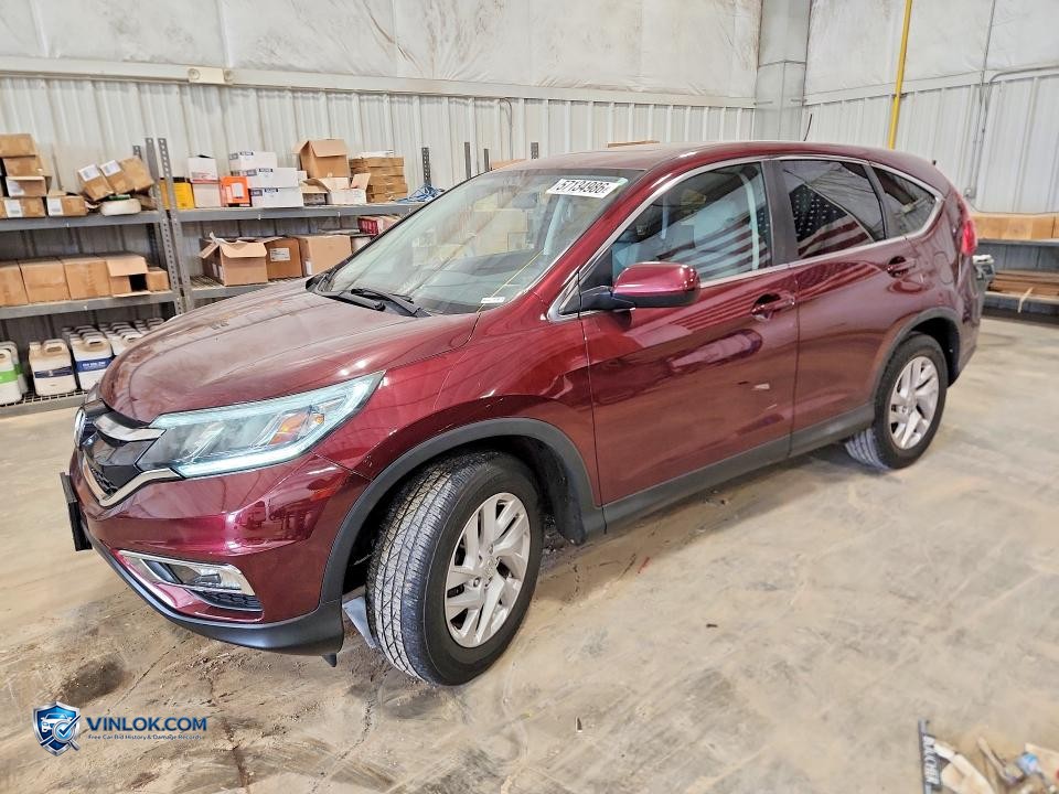 2015 HONDA CR-V EX – Lot 57134986 auction photo