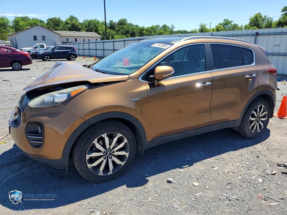 2017 KIA SPORTAGE EX – Lot 57140996 auction photo