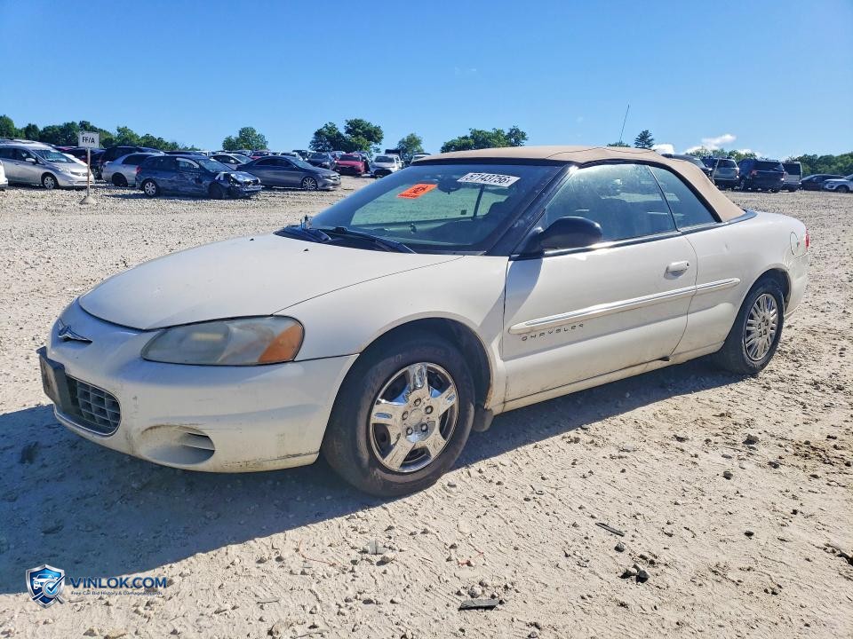 2001 CHRYSLER SEBRING LX – Lot 57143756 auction photo
