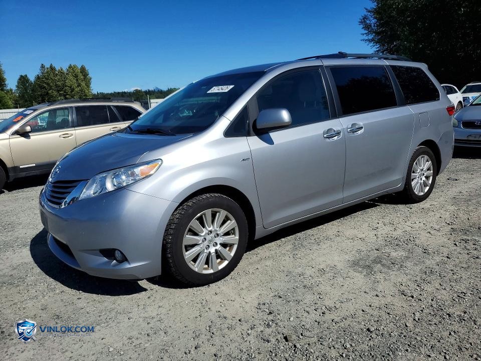 2017 TOYOTA SIENNA XLE 7-PASSENGER – Lot 57145426 auction photo