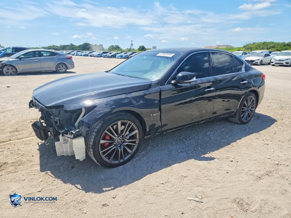 2017 INFINITI Q50 RED SPORT 400 – Lot 57152326 auction photo