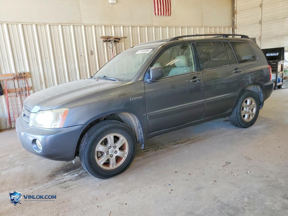 2002 TOYOTA HIGHLANDER LIMITED – Lot 57153356 auction photo
