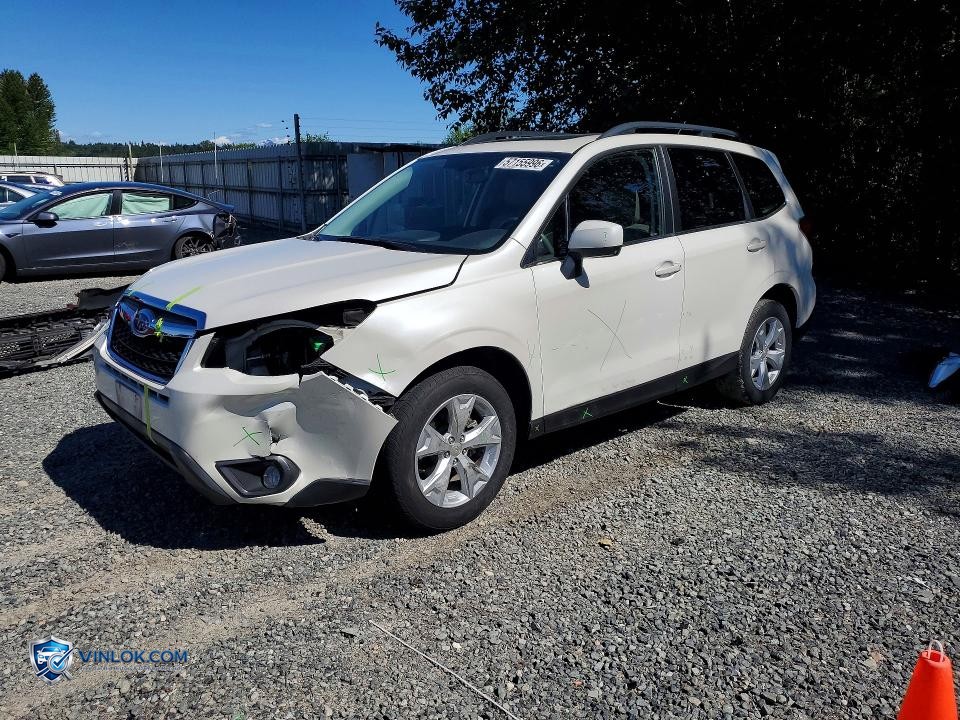 2015 SUBARU FORESTER 2.5I LIMITED – Lot 57155996 auction photo