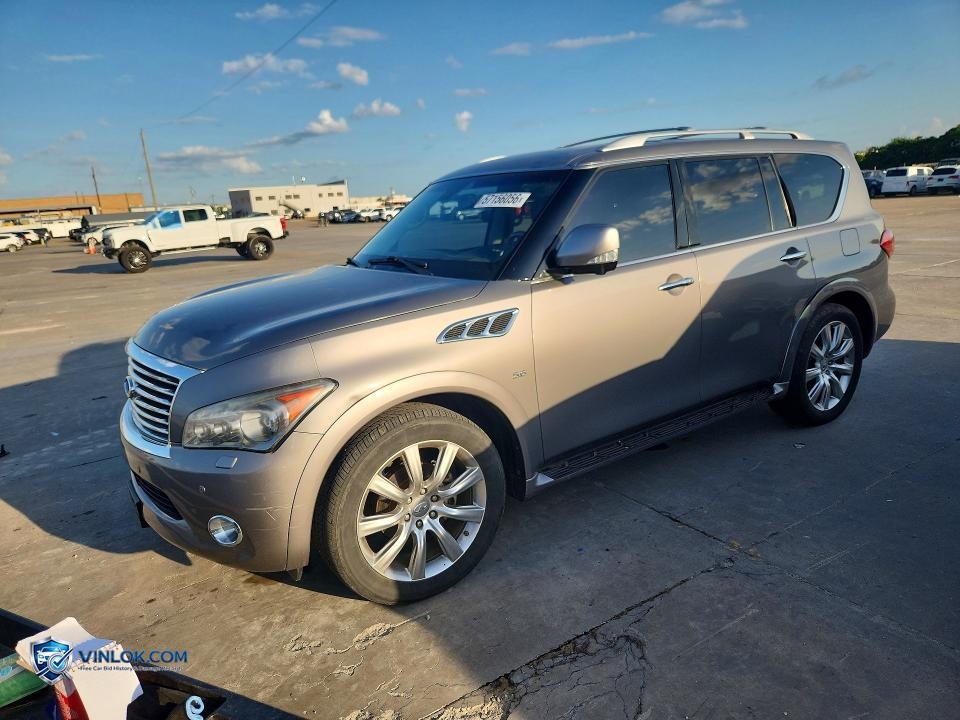 2014 INFINITI QX80 BASE – Lot 57156056 auction photo