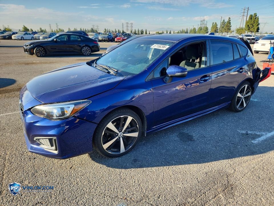2017 SUBARU IMPREZA SPORT – Lot 57156296 auction photo