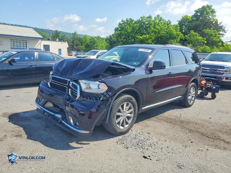 2018 DODGE DURANGO SXT – Lot 57156356 auction photo