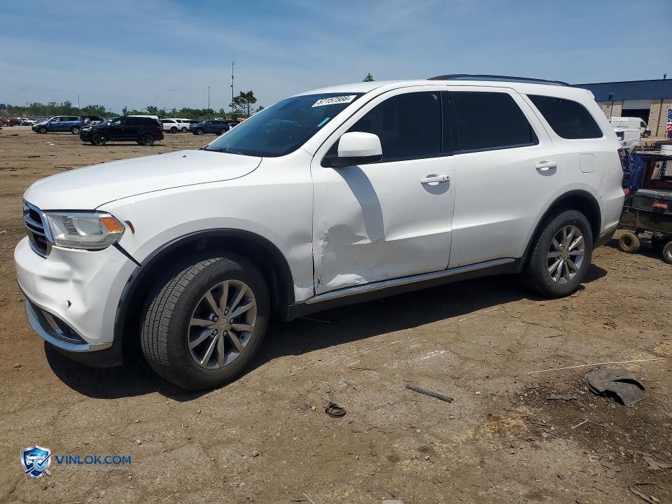 2017 DODGE DURANGO SXT – Lot 57157566 auction photo