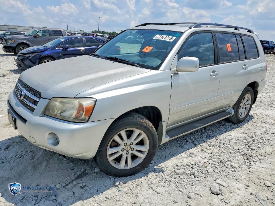2007 TOYOTA HIGHLANDER HYBRID – Lot 57161916 auction photo