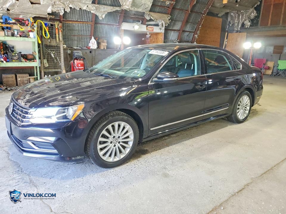 2017 VOLKSWAGEN PASSAT SE – Lot 57163306 auction photo